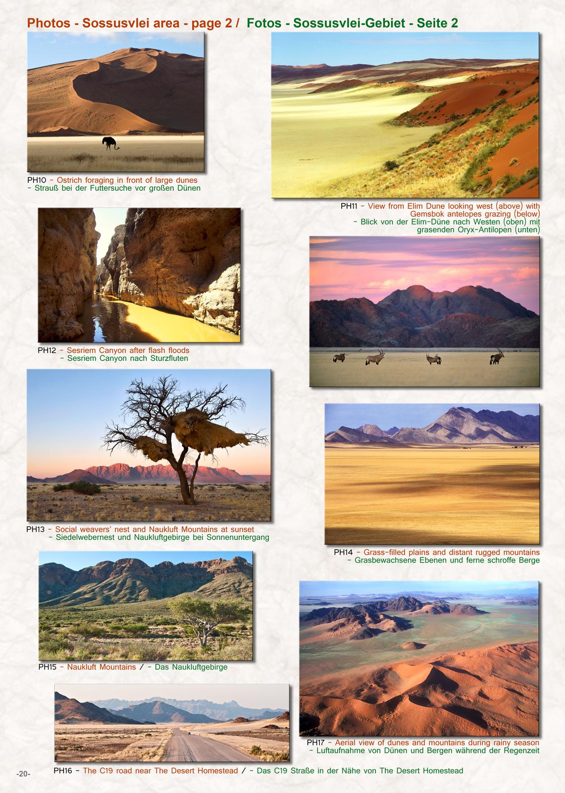 Die NAMIBWÜSTE - The NAMIB DESERT