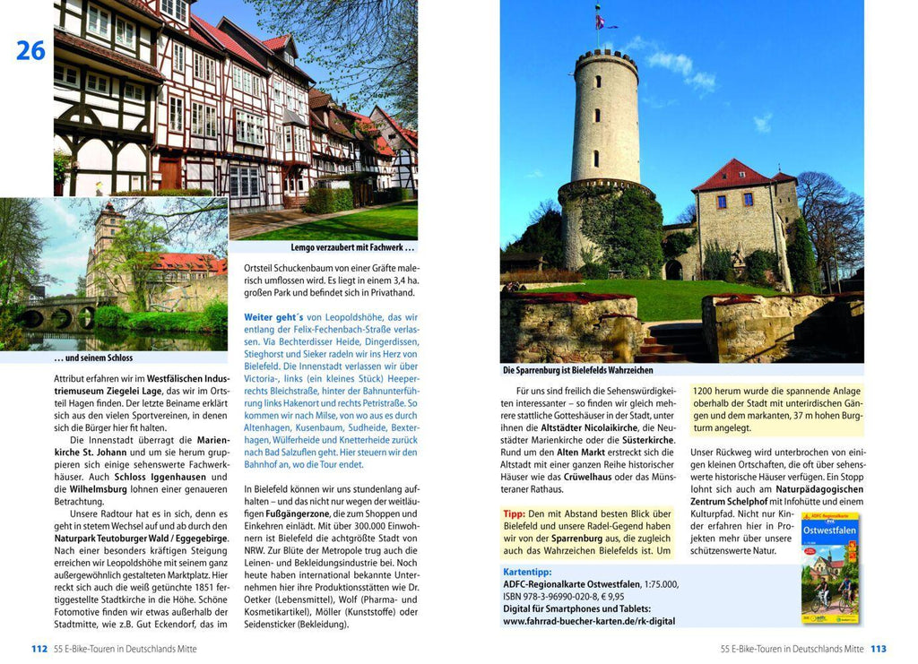 Die 55 schönsten E-Bike-Touren in Deutschlands Mitte