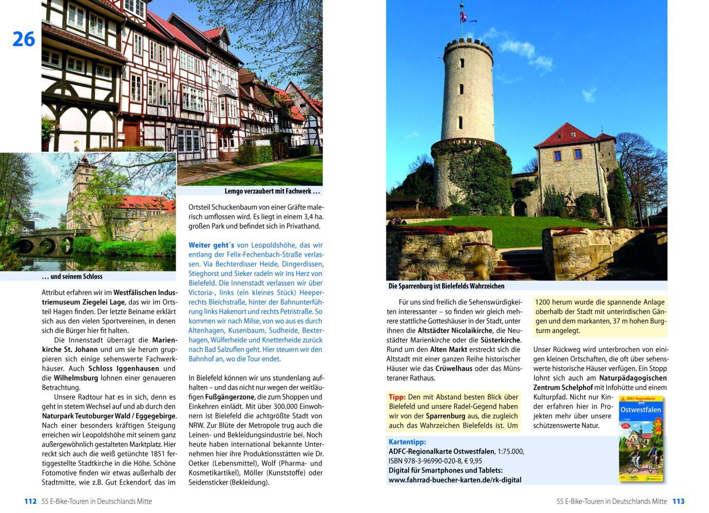 Die 55 schönsten E-Bike-Touren in Deutschlands Mitte