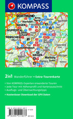 KOMPASS Wanderführer Sauerland mit Rothaarsteig, 50 Touren mit Extra-Tourenkarte