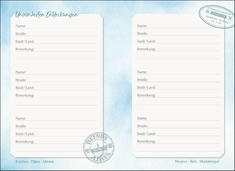 Mein Reisetagebuch