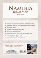 Detaillierte NAMIBIA Reisekarte - NAMIBIA ROAD MAP (1:1.160.000)