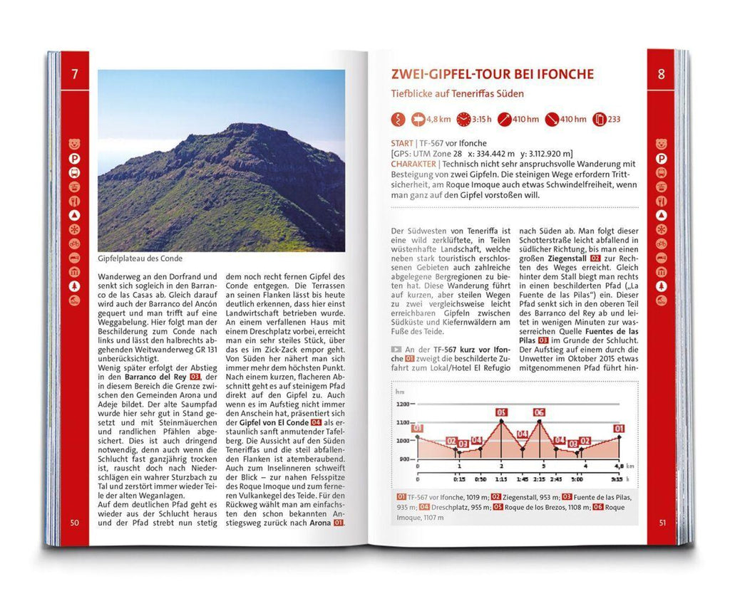 KOMPASS Wanderführer Teneriffa, 80 Touren mit Extra-Tourenkarte
