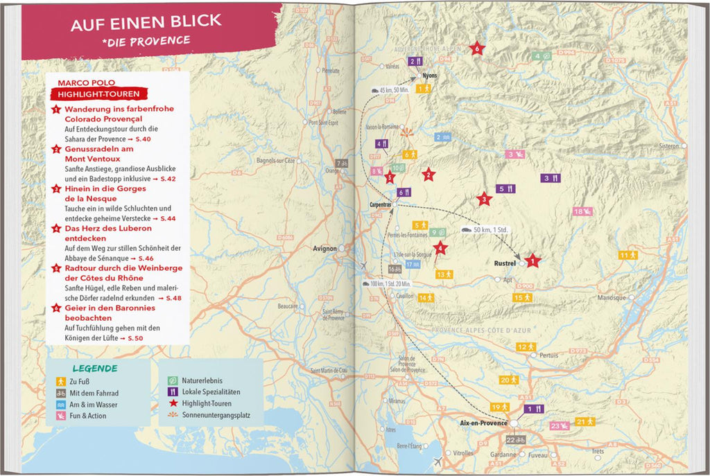 MARCO POLO OUTDOOR GUIDE Reiseführer Provence & Côte d'Azur