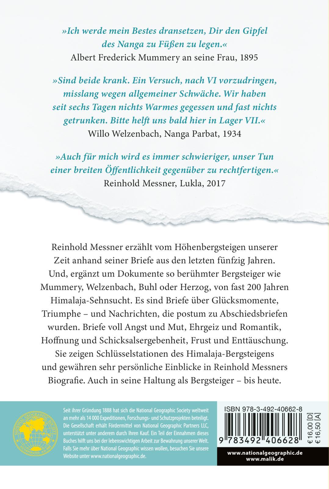'Gehe ich nicht, gehe ich kaputt.' Briefe aus dem Himalaja