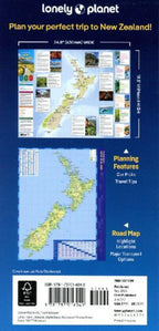 Lonely Planet New Zealand Planning Map