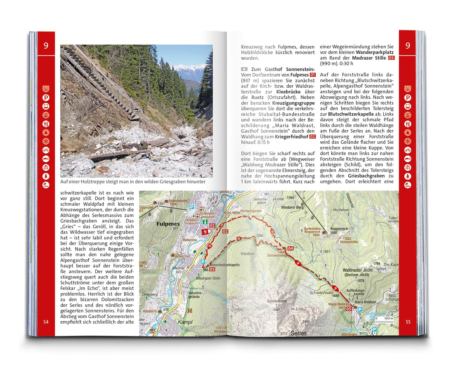 KOMPASS Wanderführer Stubaital und Wipptal mit Gschnitz, Obernberg, Navis, Schmirn, Vals, 65 Touren mit Extra-Tourenkarte