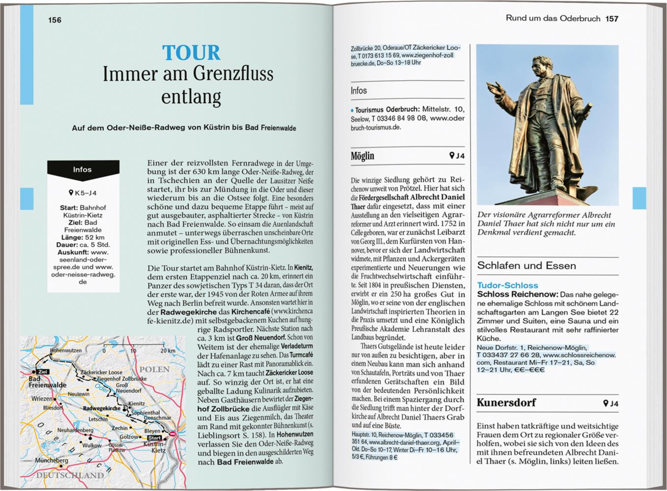 DUMONT Reise-Taschenbuch Reiseführer Brandenburg, Potsdam, Uckermark, Spreewald