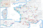 In 225 Reisen durch Frankreich