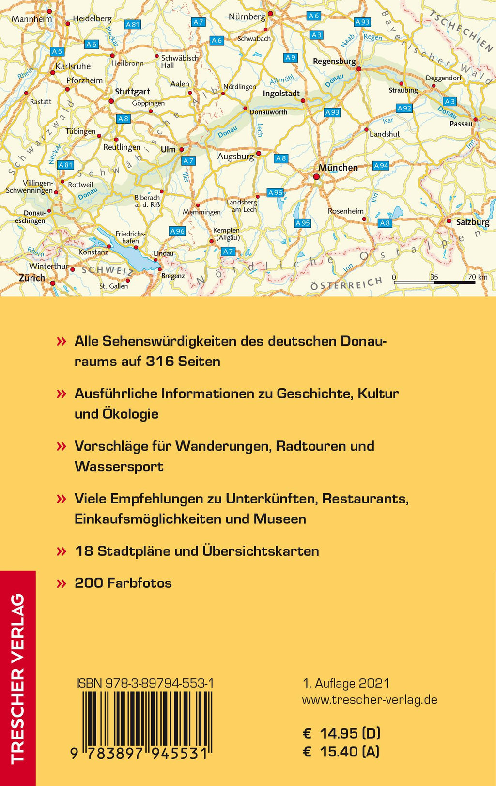 TRESCHER Reiseführer Donau