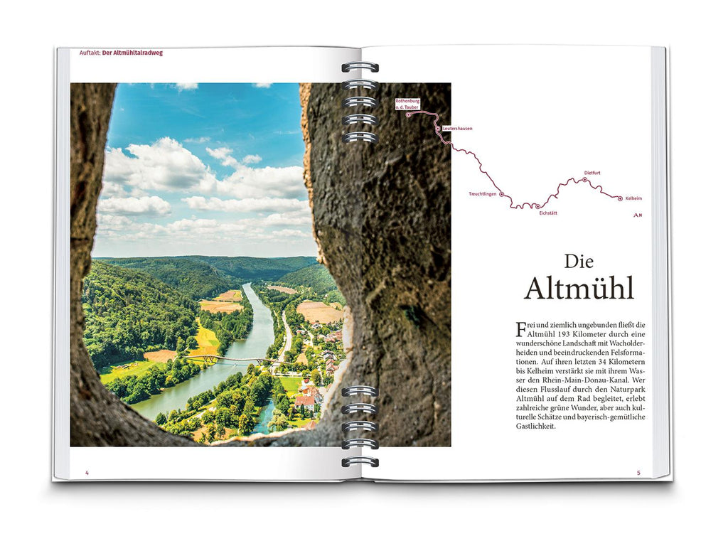 KOMPASS Radreiseführer Altmühltalradweg von Rothenburg ob der Tauber bis Kelheim