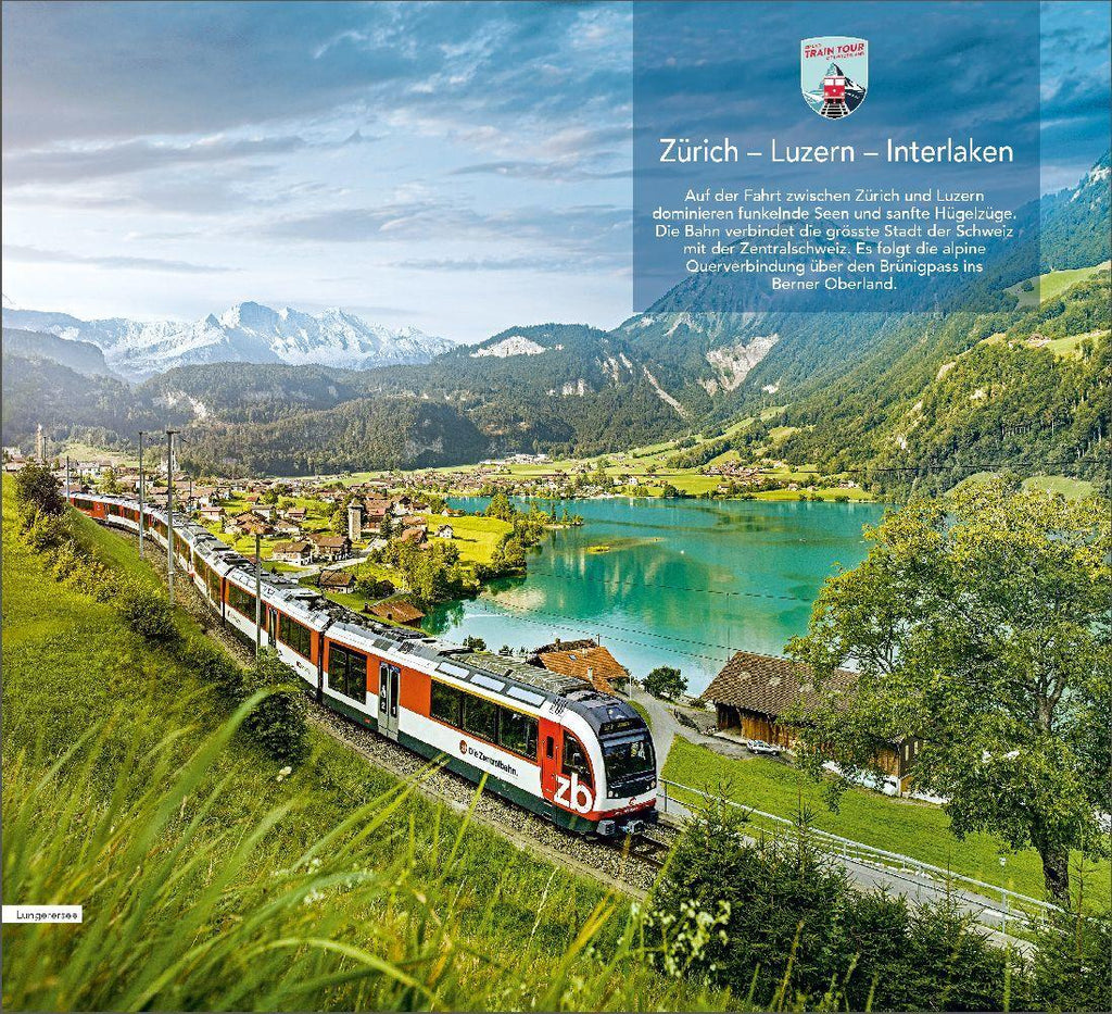 Hallwag Reiseführer Grand Train Tour of Switzerland, deutsche Ausgabe