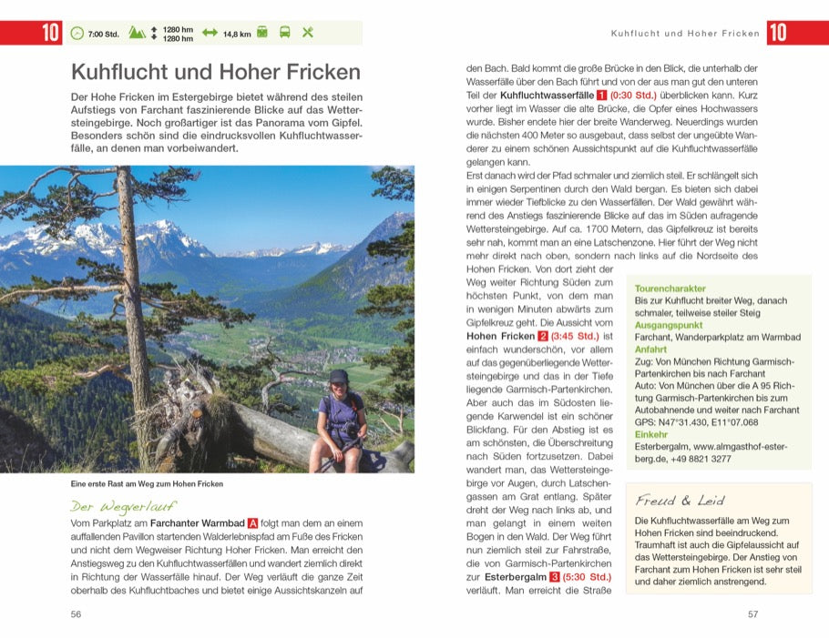 Zeit zum Wandern Zugspitze und Umgebung
