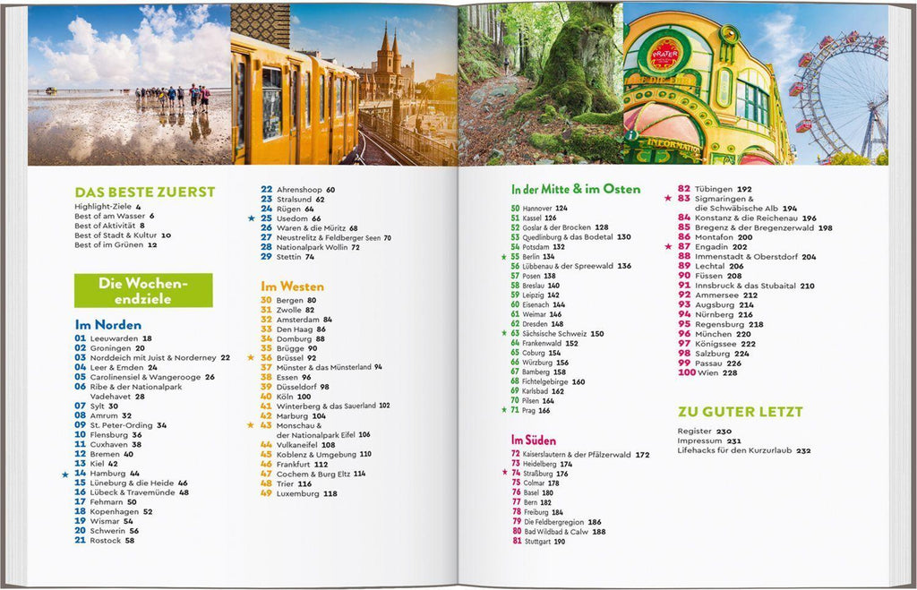 MARCO POLO Bildband 100 Wochenendtrips in & um Deutschland