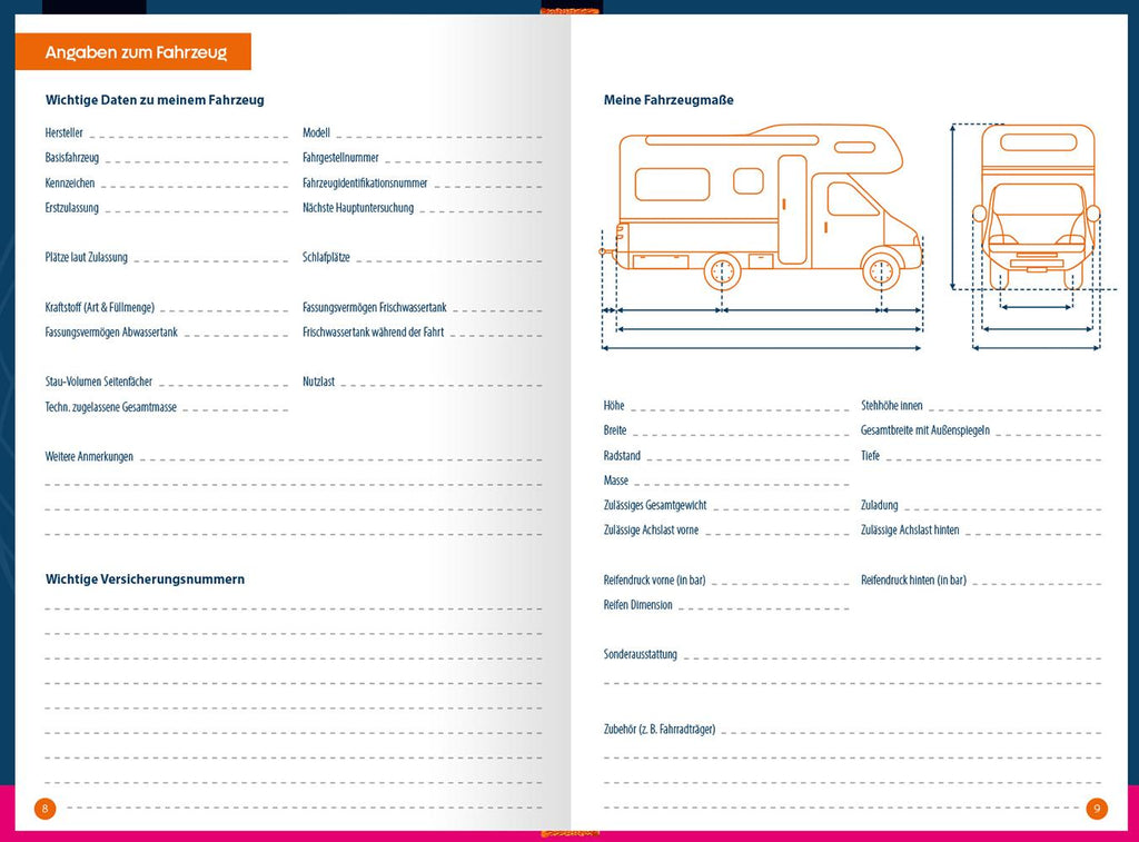 Reise Know-How Wohnmobil-Tourguide Logbuch: Notizbuch für unterwegs