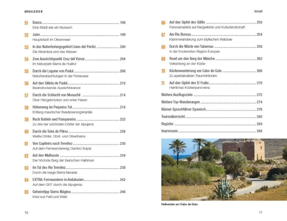 Wanderurlaubsführer Andalusien