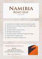 Detaillierte NAMIBIA Reisekarte - NAMIBIA ROAD MAP (1:1.160.000)