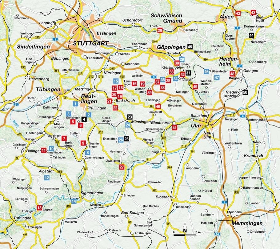 Leichte Wanderungen Schwäbische Alb