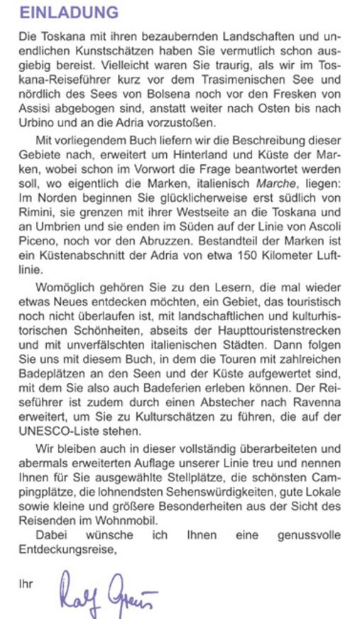 Entdeckertouren mit dem Wohnmobil Umbrien und Marken