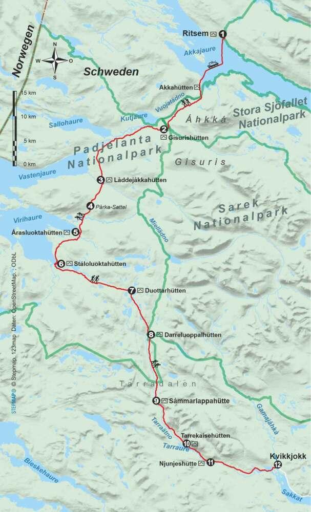 Schweden: Padjelantaleden