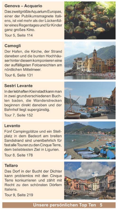 Entdeckertouren mit dem Wohnmobil Ligurien