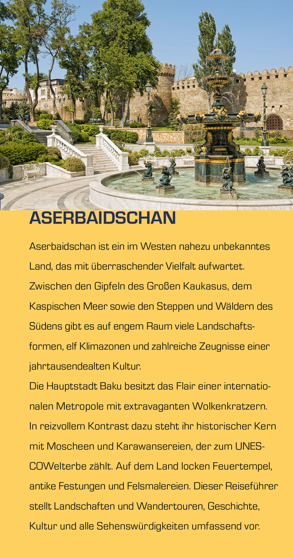 Reiseführer Aserbaidschan
