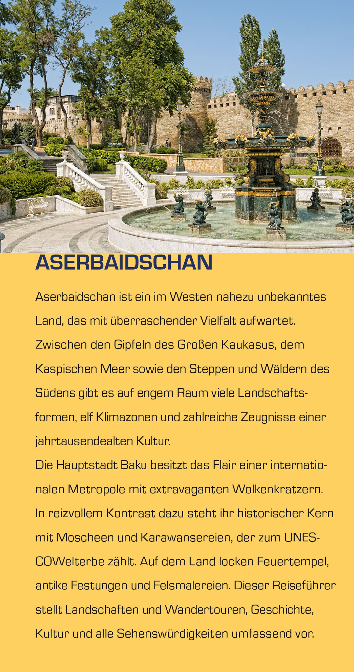 Reiseführer Aserbaidschan