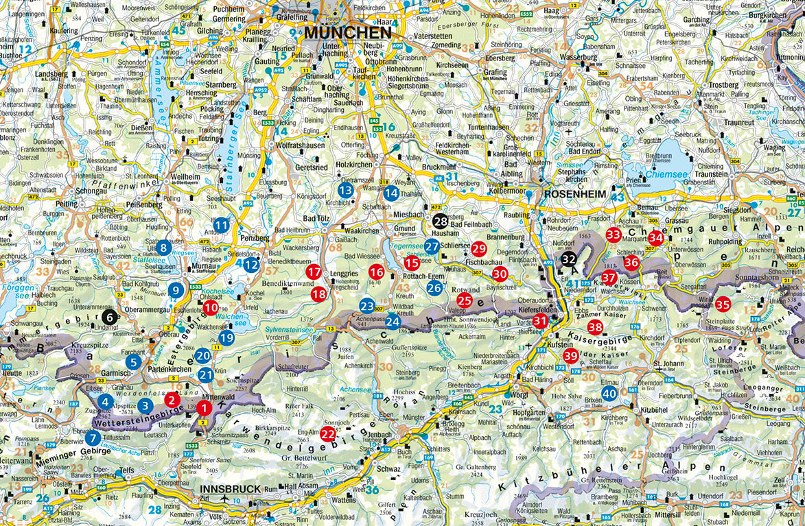 Leichte Wanderungen Münchner Berge