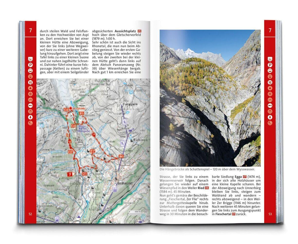 KOMPASS Wanderführer Wallis, 80 Touren mit Extra-Tourenkarte