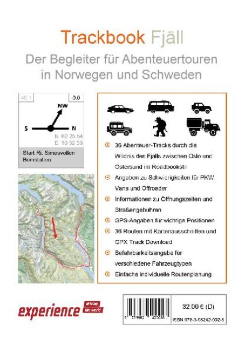 Trackbook Norwegen und Schweden - Fjäll