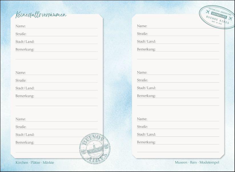 Mein Reisetagebuch