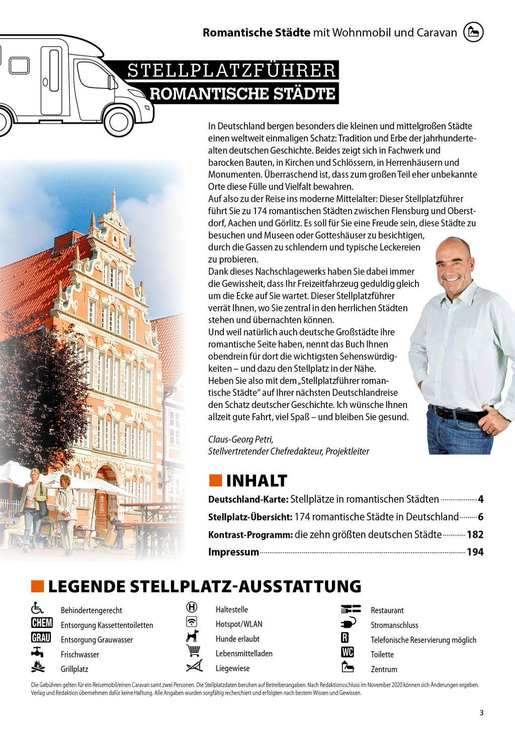 Stellplatzführer Romantische Städte