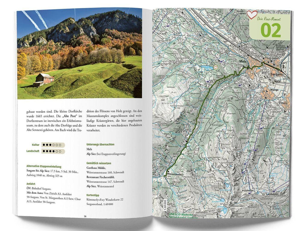 Kümmerly+Frey Raus und Wandern Via Alpina - Wanderführer