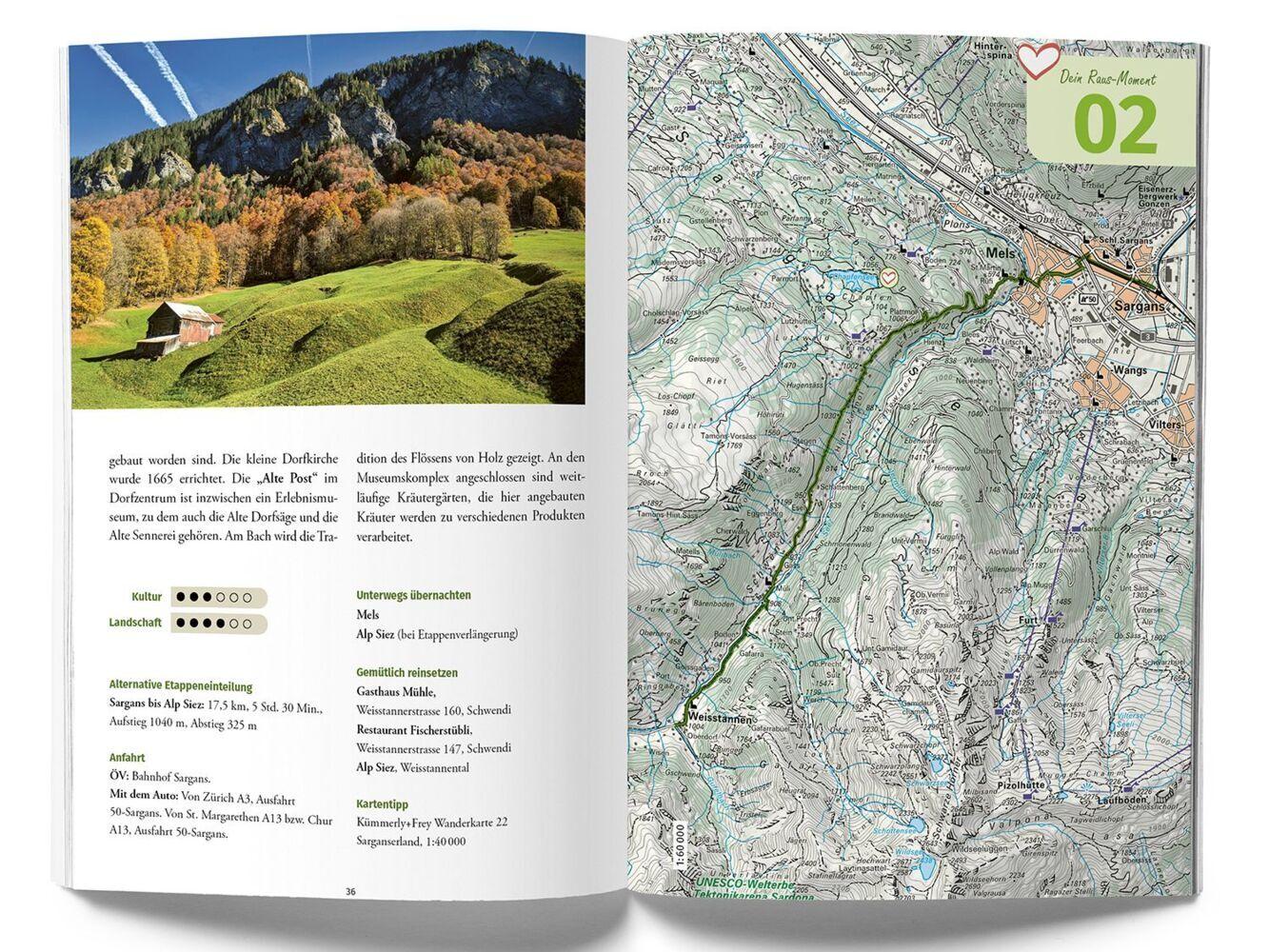 Kümmerly+Frey Raus und Wandern Via Alpina - Wanderführer