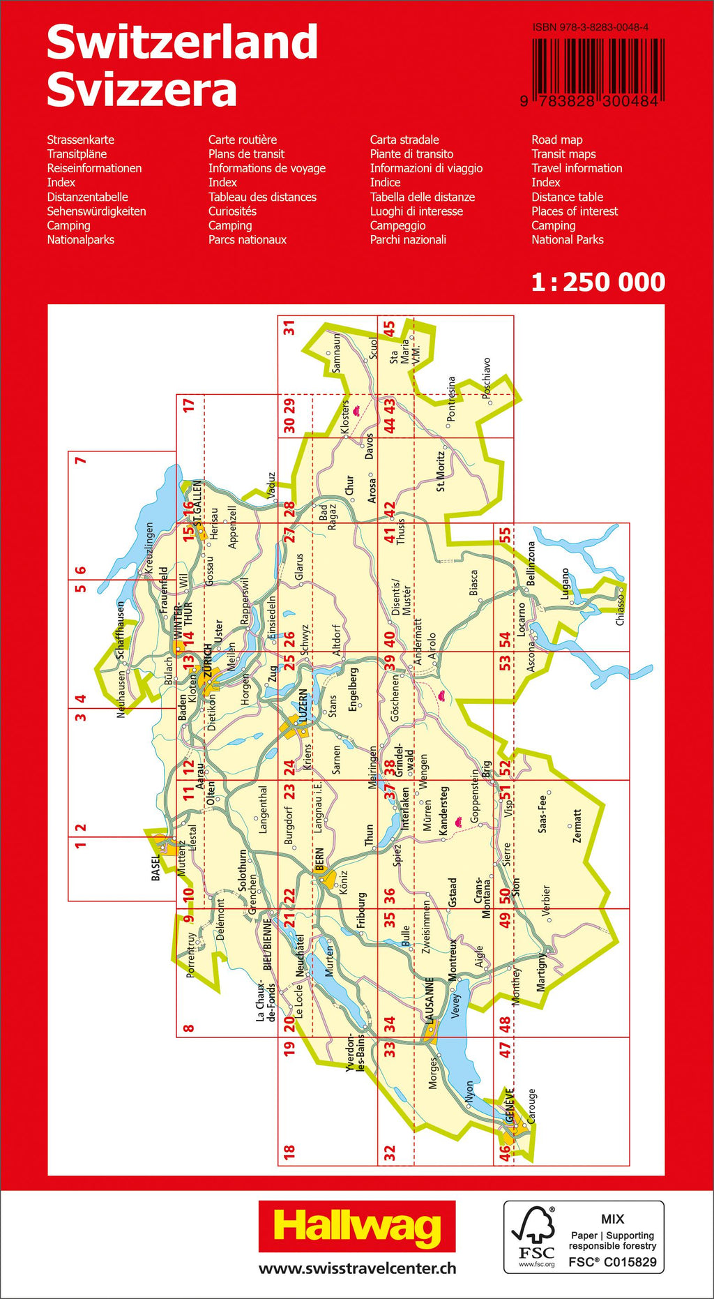 Hallwag Touring Strassenatlas Schweiz