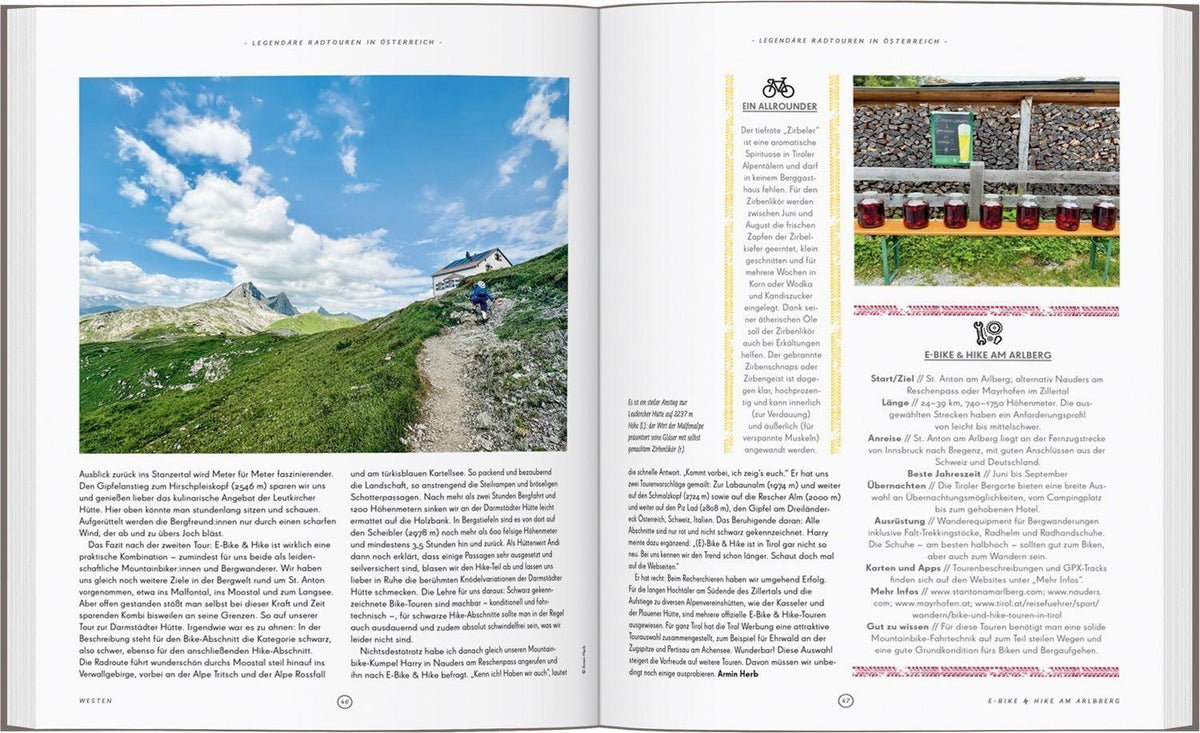 LONELY PLANET Bildband Legendäre Radtouren in Österreich