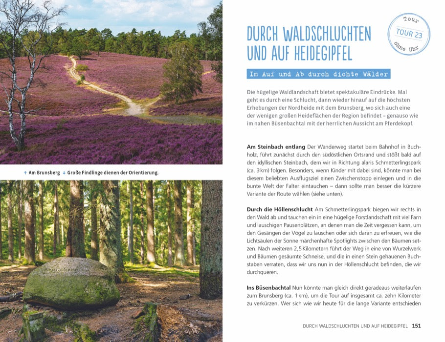 Einfach glücklich wandern - Lüneburger Heide