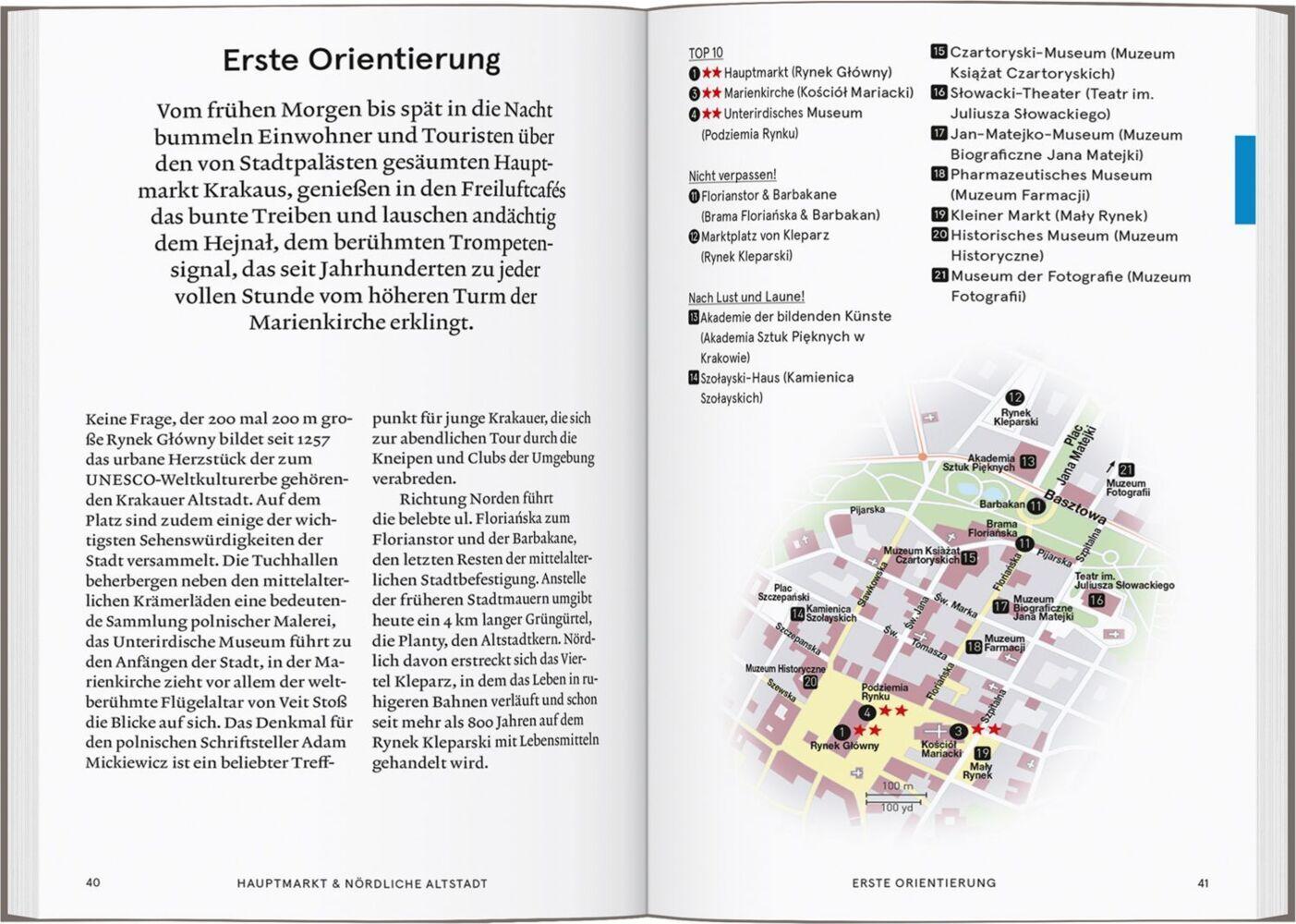 Baedeker SMART Reiseführer Krakau
