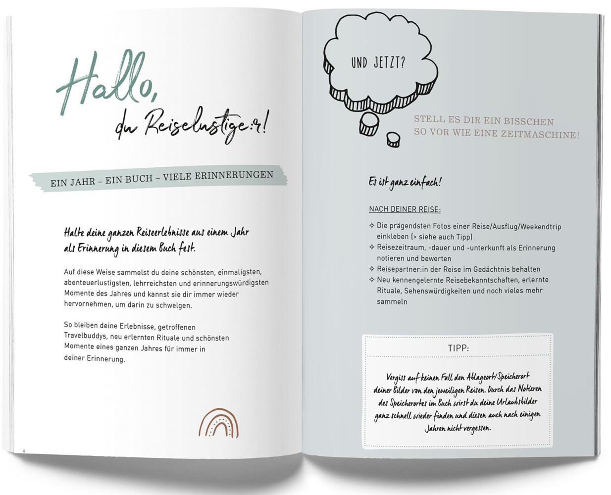 GuideMe Reisetagebuch Travel Memories \"Mein Jahr\"