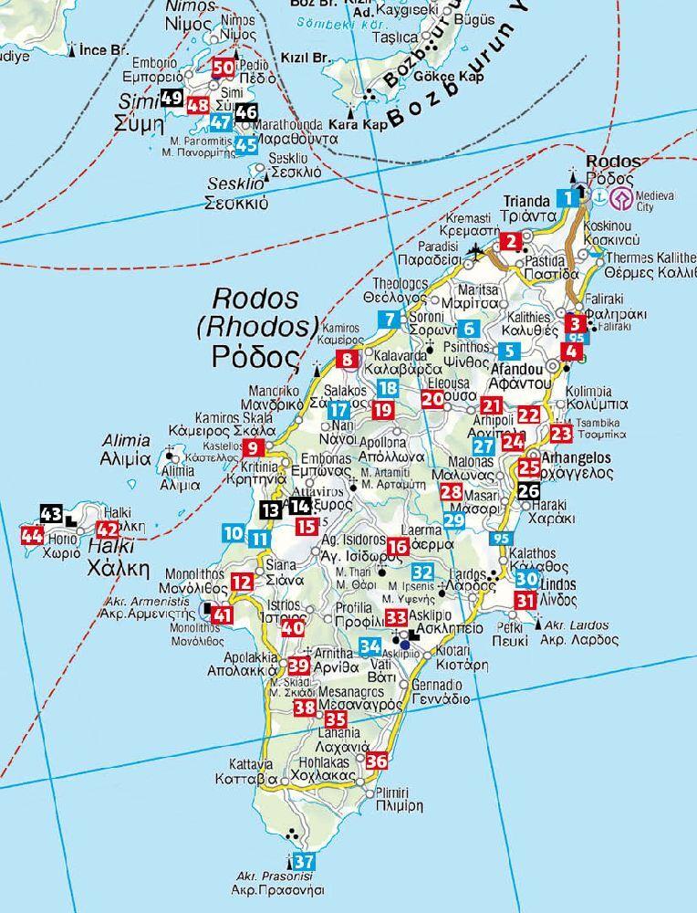 Rhodos mit Symi und Chalki