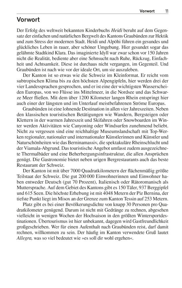 TRESCHER Reiseführer Graubünden