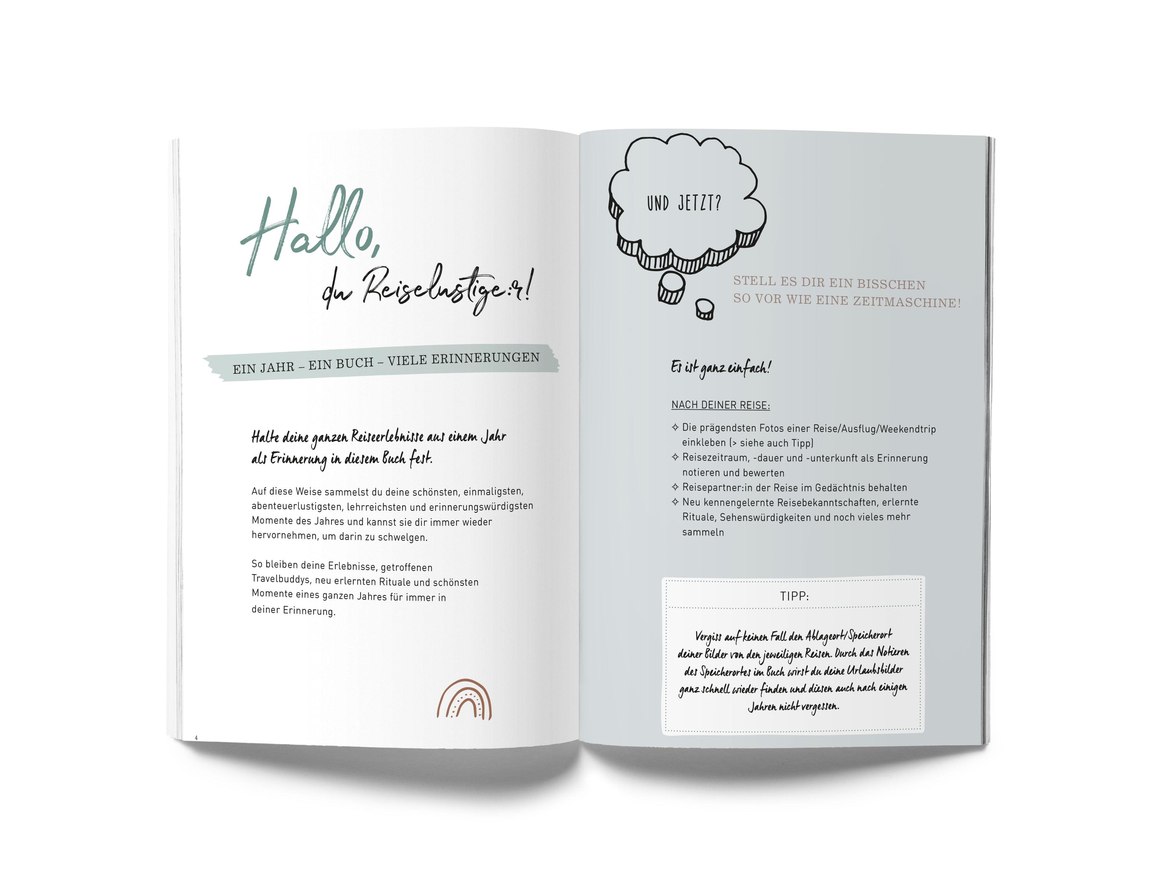 GuideMe Reisetagebuch Travel Memories \"Mein Jahr\"
