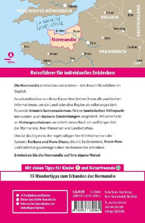 Reise Know-How Reiseführer Normandie