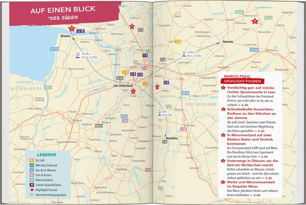 MARCO POLO OUTDOOR GUIDE Reiseführer Ostfriesland & Ostfriesische Inseln