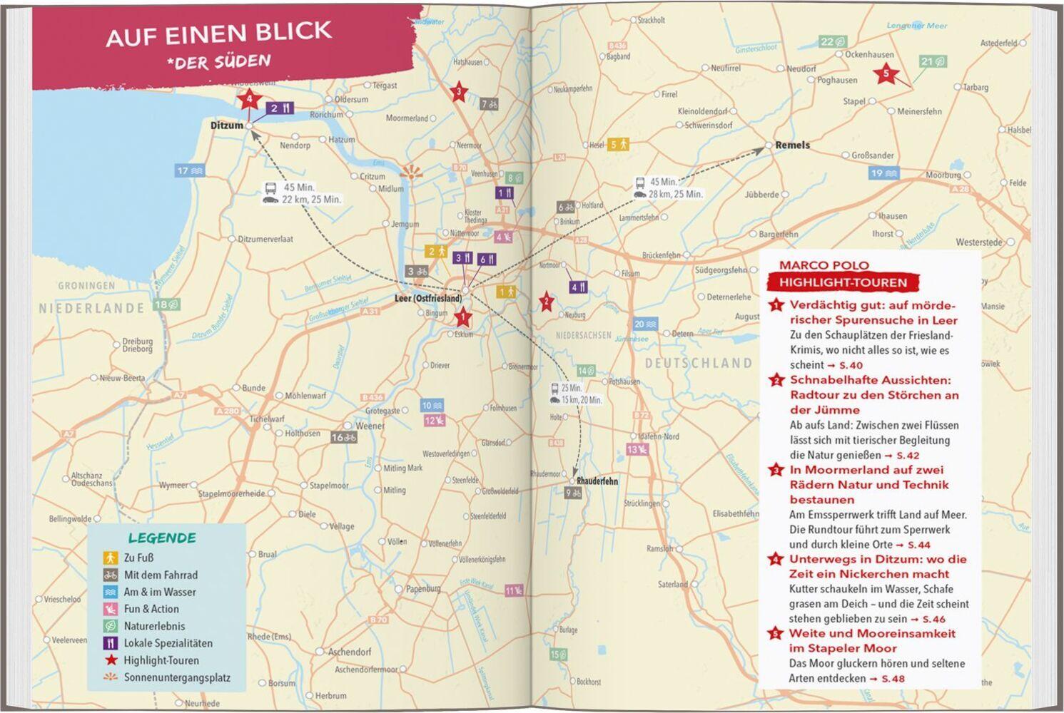 MARCO POLO OUTDOOR GUIDE Reiseführer Ostfriesland & Ostfriesische Inseln