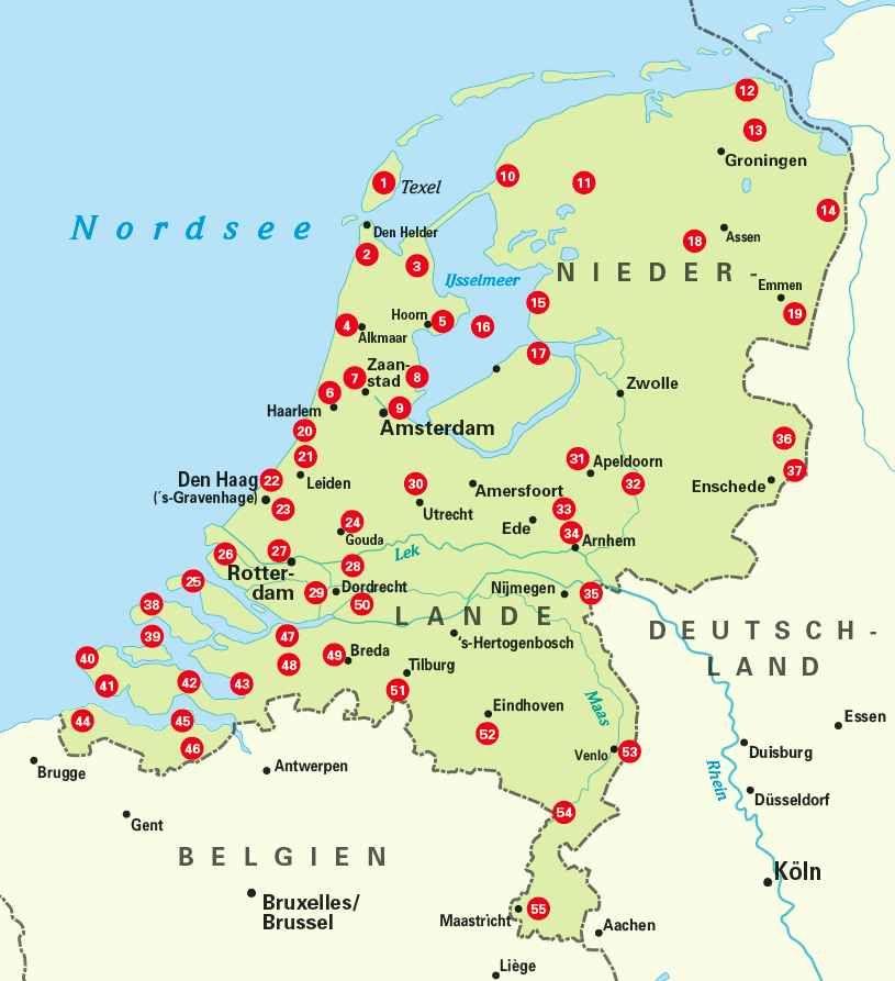 Die 55 schönsten E-Bike-Touren in den Niederlanden
