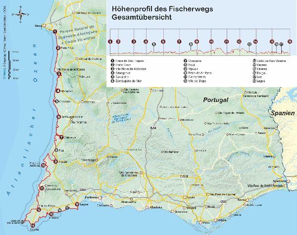 Portugal: Fischerweg von der Praia de São Torpes bis Lagos