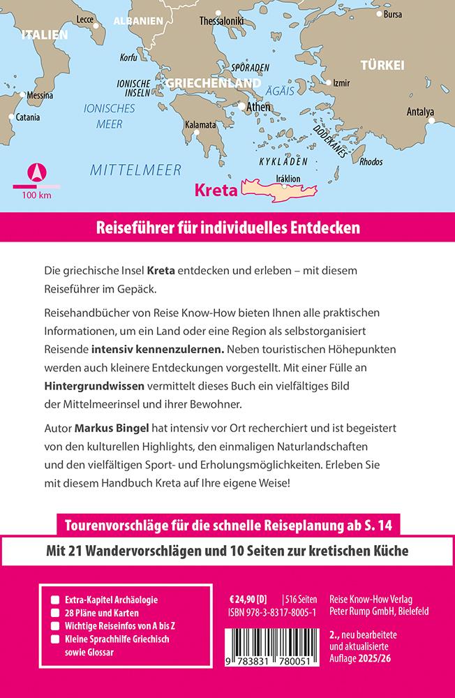 Reise Know-How Reiseführer Kreta