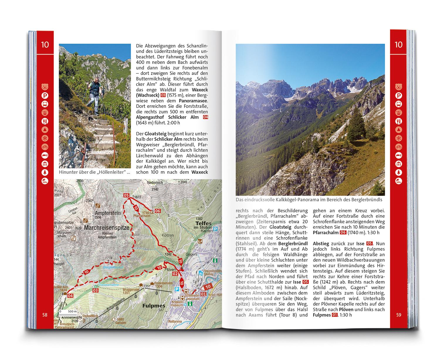 KOMPASS Wanderführer Stubaital und Wipptal mit Gschnitz, Obernberg, Navis, Schmirn, Vals, 65 Touren mit Extra-Tourenkarte