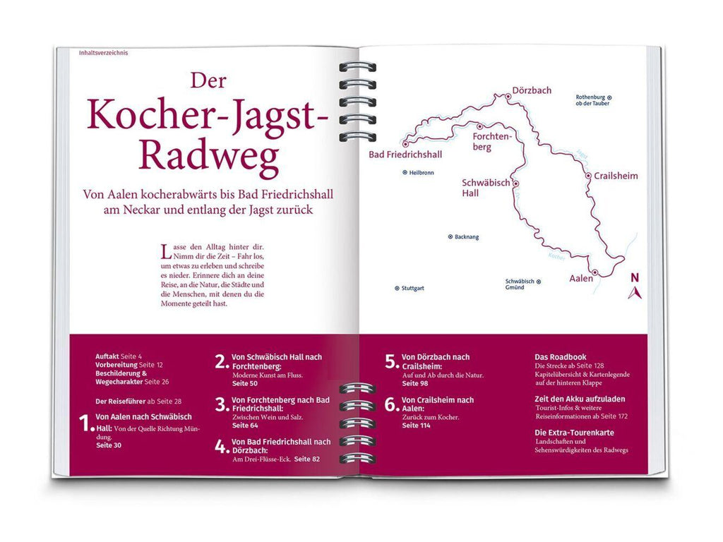 KOMPASS Radreiseführer Kocher-Jagst-Radweg
